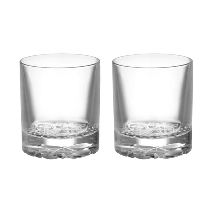 Carat old fashioned glas 21 cl 2-pack - Klar - Orrefors