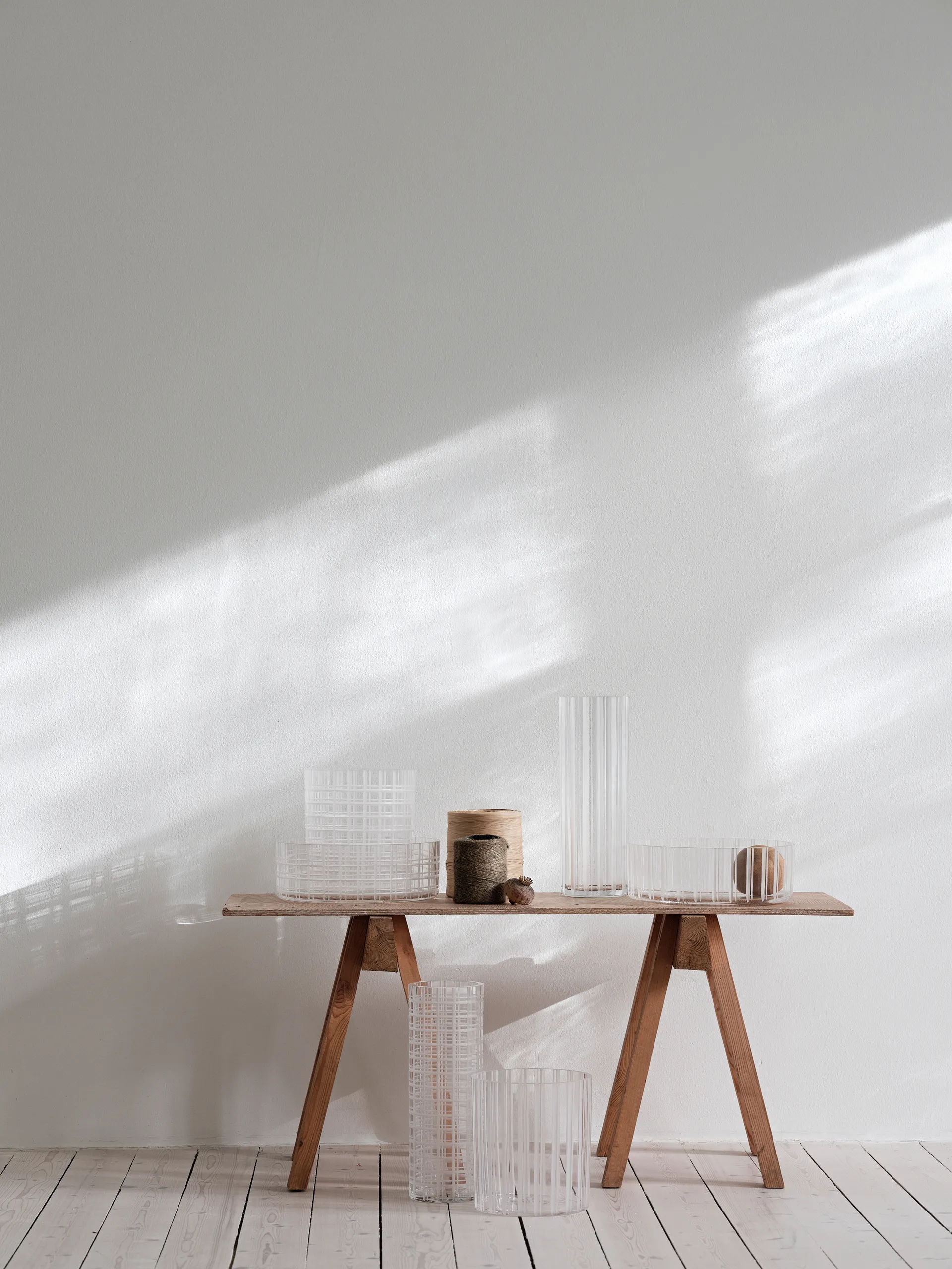 Cut in number skål Ø27,5 cm, Rutmönster Orrefors