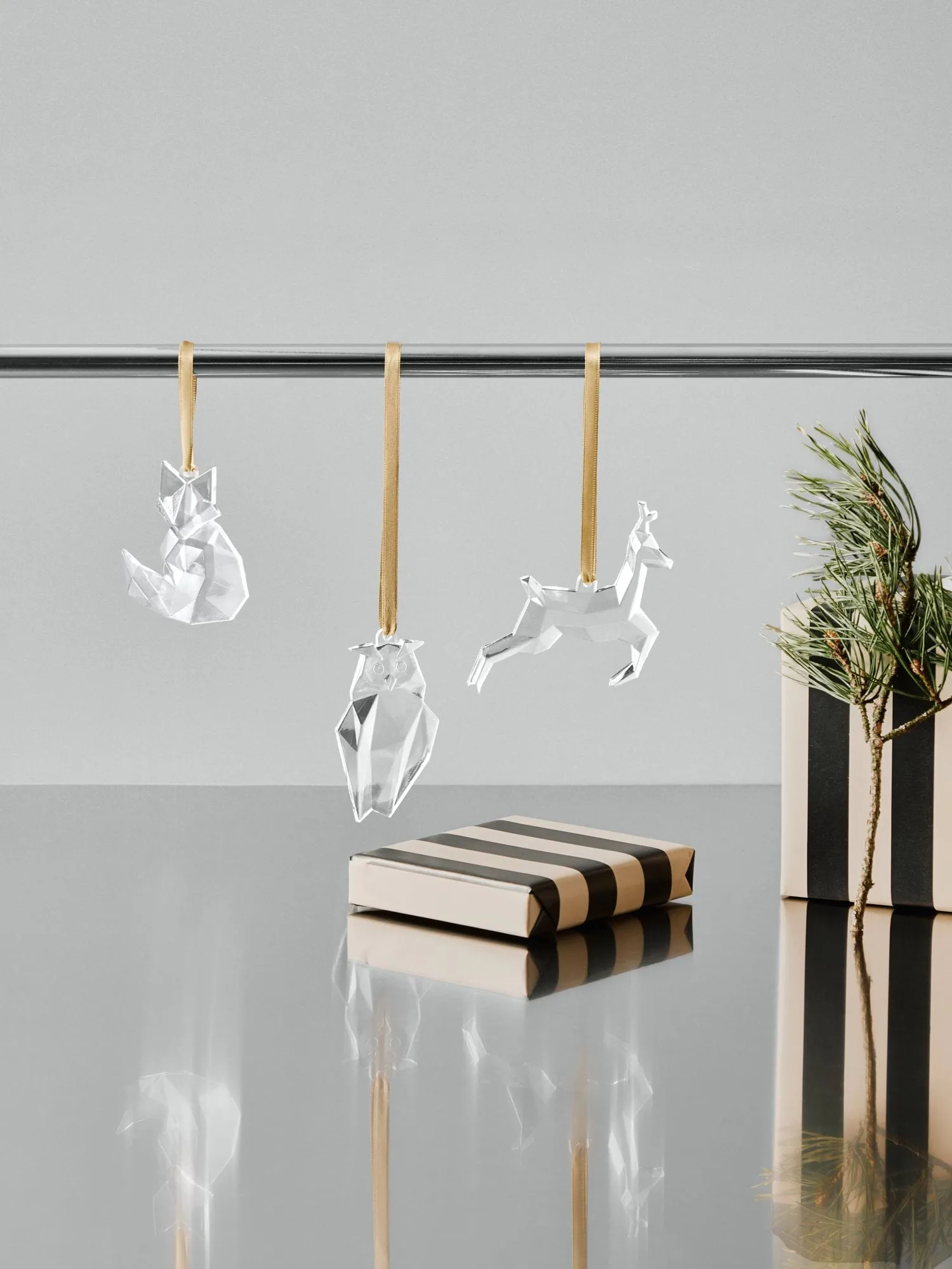 Holiday ornaments, Räv Orrefors