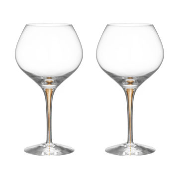 Intermezzo Bouquet vinglas 70 cl 2-pack - Guld - Orrefors