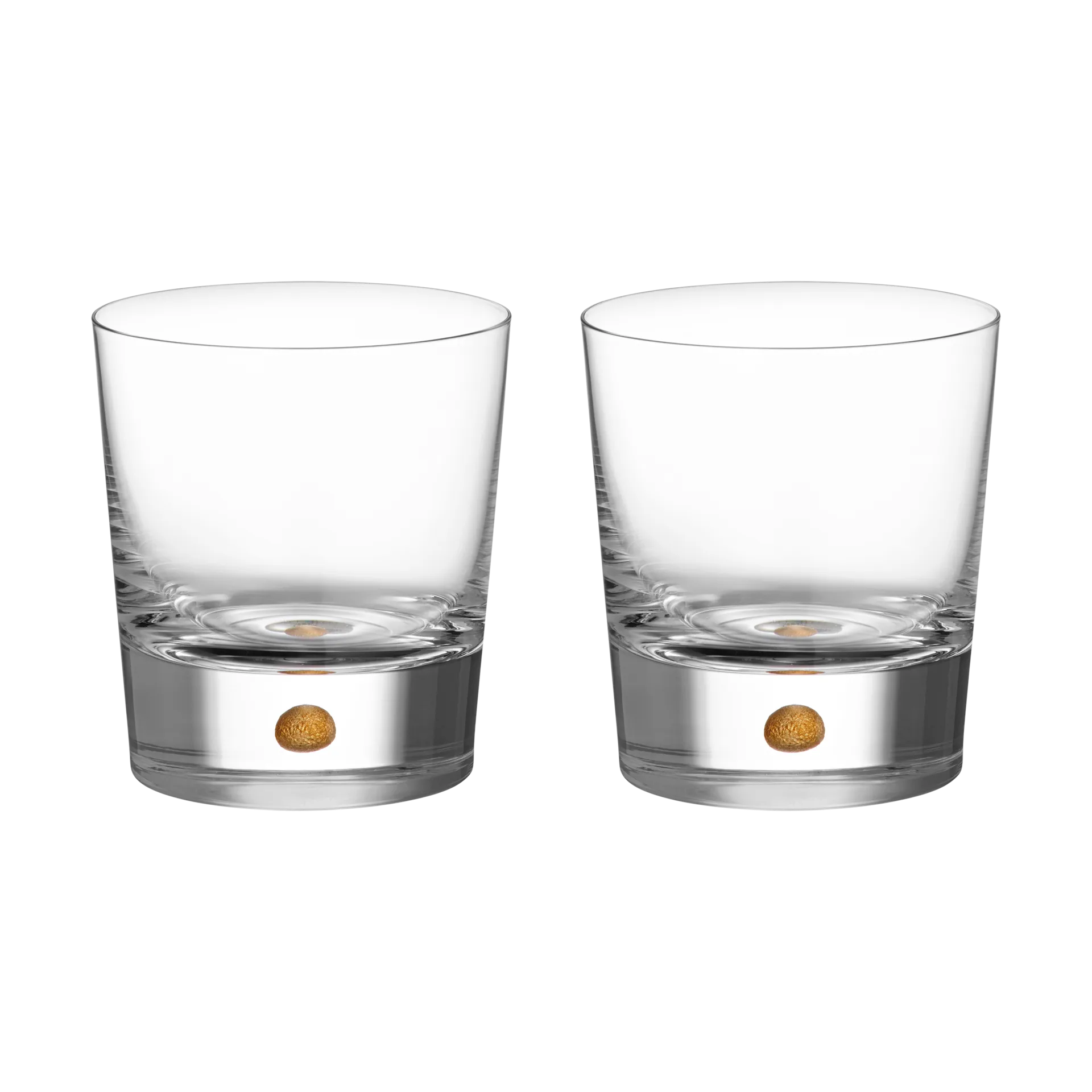 Intermezzo double old fashioned 40 cl 2-pack, Guld Orrefors