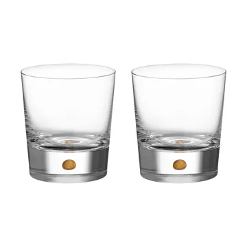 Intermezzo double old fashioned 40 cl 2-pack - Guld - Orrefors