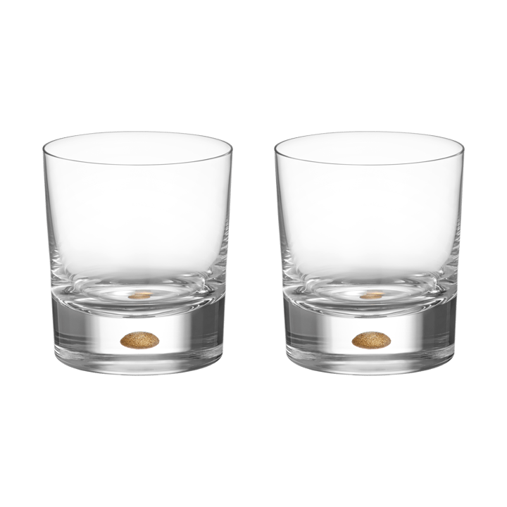 Intermezzo old fashioned 25 cl 2-pack - Guld - Orrefors