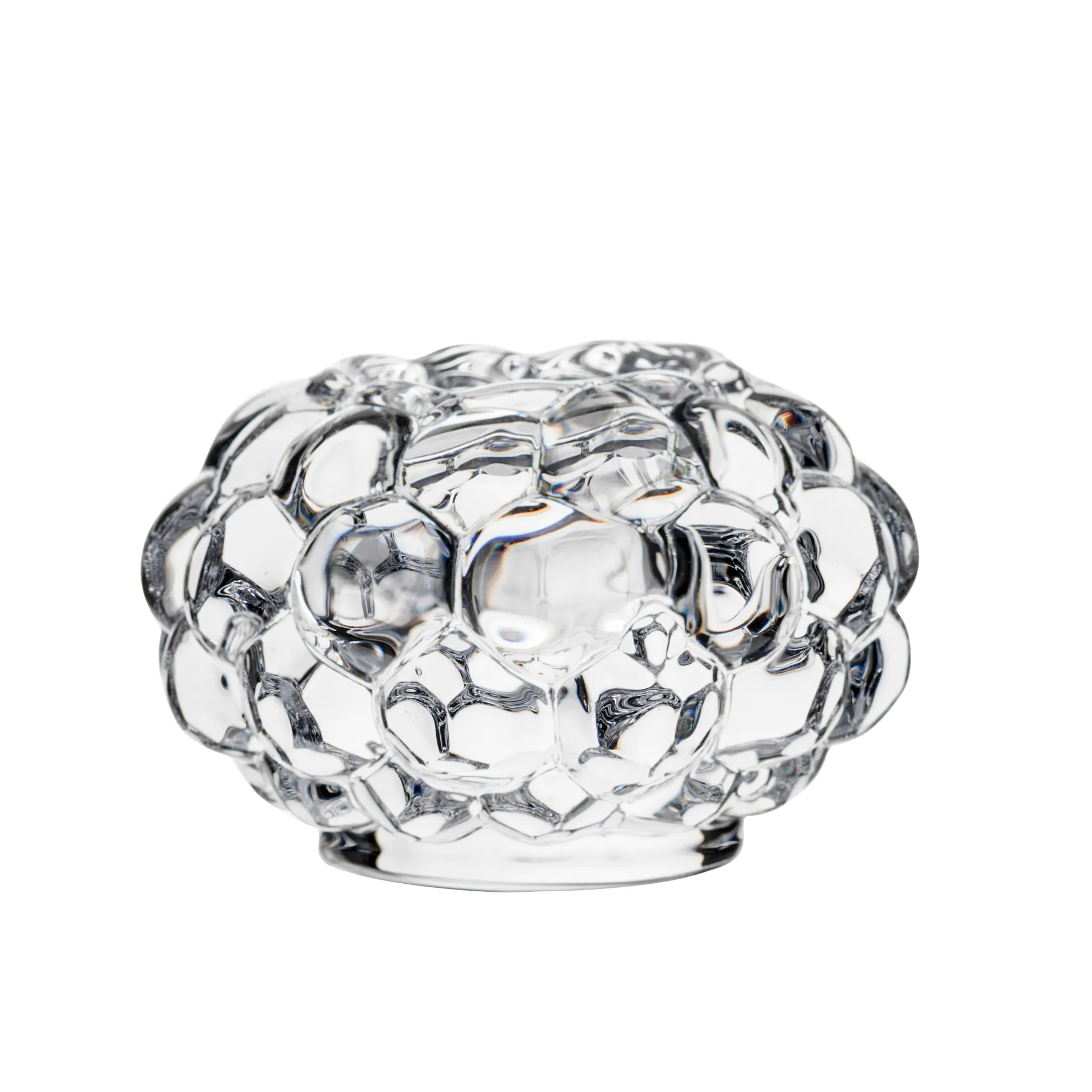 Raspberry ljuslykta, liten Orrefors