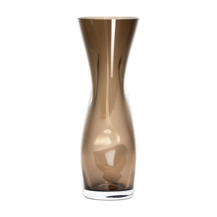 Squeeze vas 34 cm, Brun Orrefors