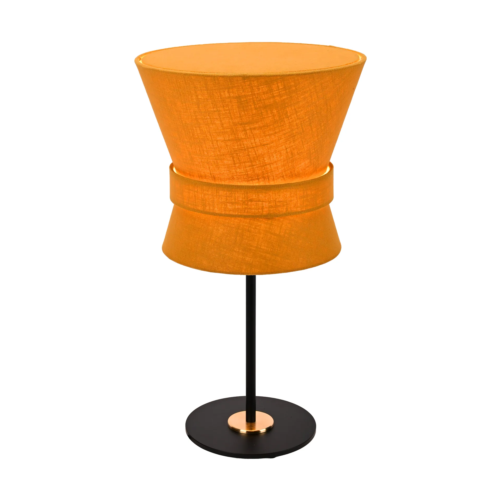 Bow bordslampa, Svart-yellow ochre, small 50 cm Örsjö Belysning