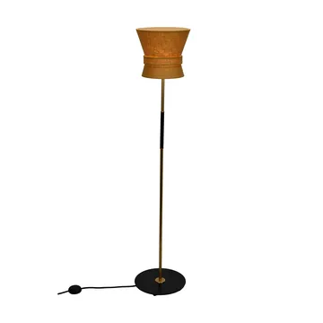 Bow golvlampa - Rå mässing-yellow ochre, small 147 cm - Örsjö Belysning