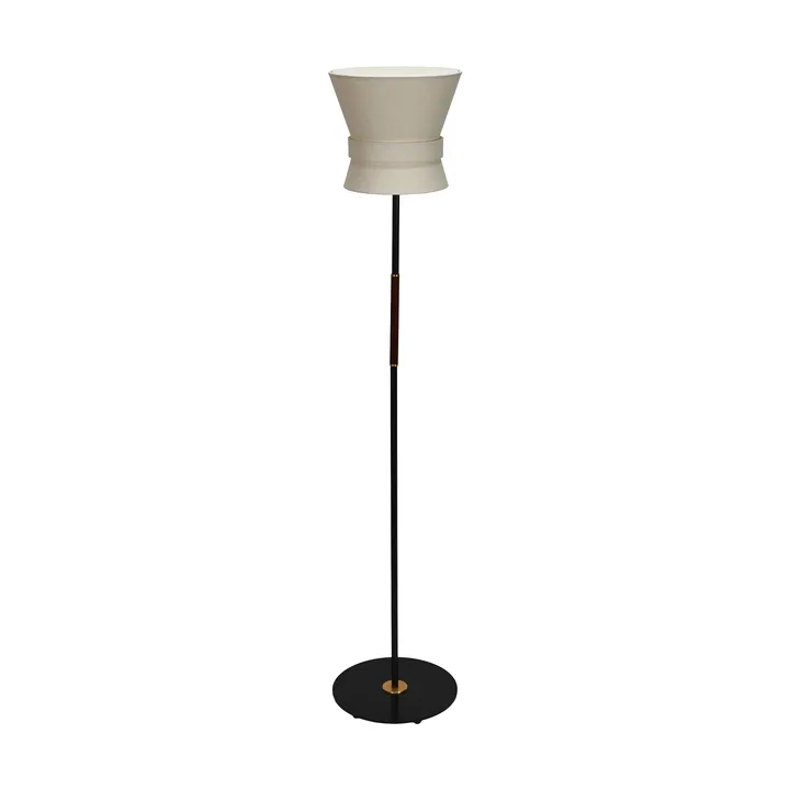 Bow golvlampa - Svart-cream white, small 147 cm - Örsjö Belysning