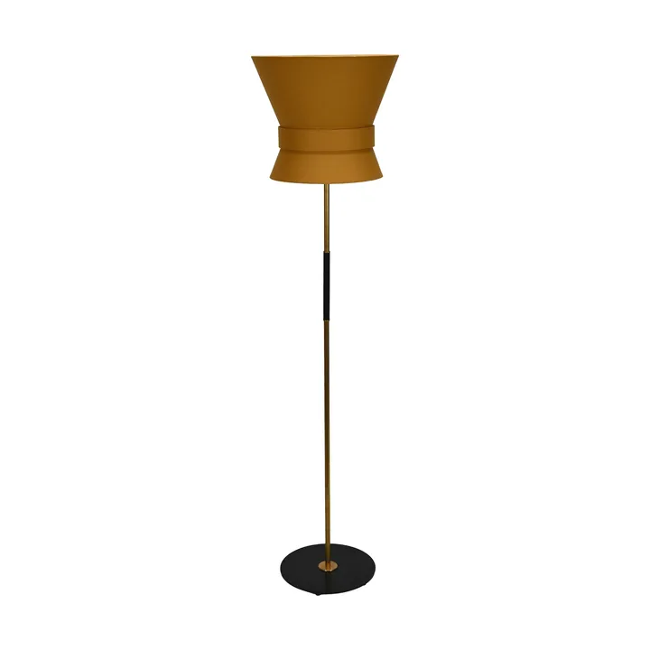 Bow golvlampa - Svart-yellow ochre, large 159 cm - Örsjö Belysning