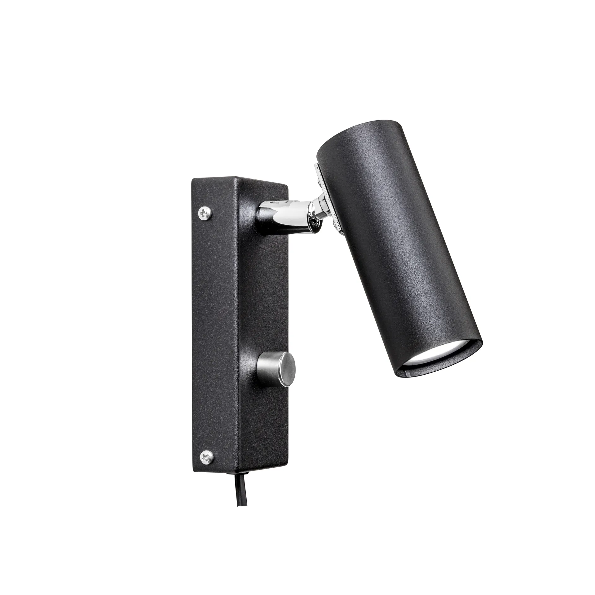 Puck läslampa, Svart strukturlack Örsjö Belysning