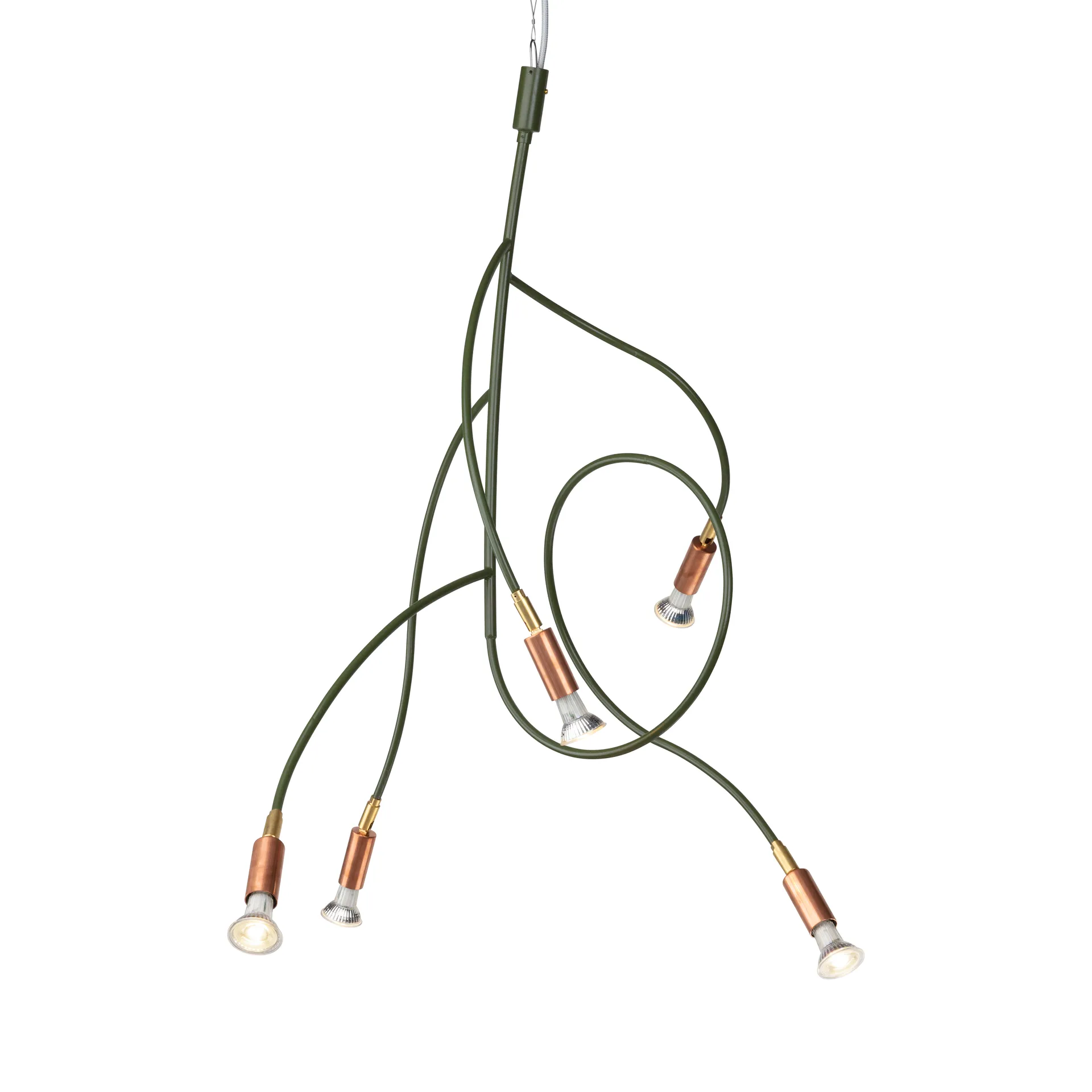 Ranka 5 taklampa, Olivgrön Örsjö Belysning