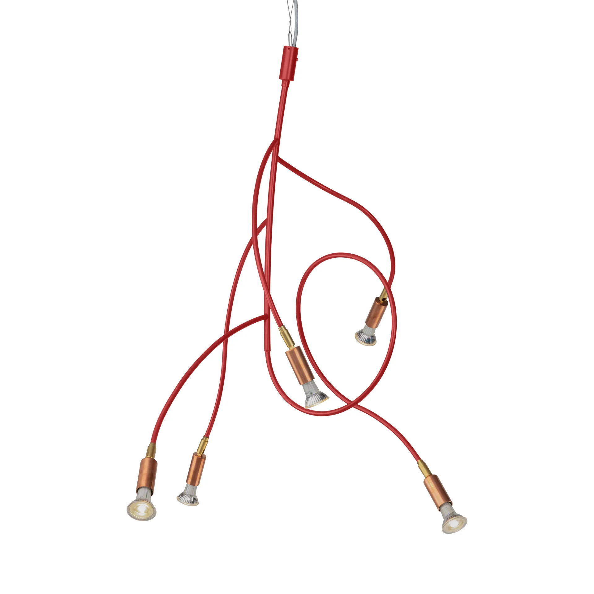 Ranka 5 taklampa, Röd Örsjö Belysning