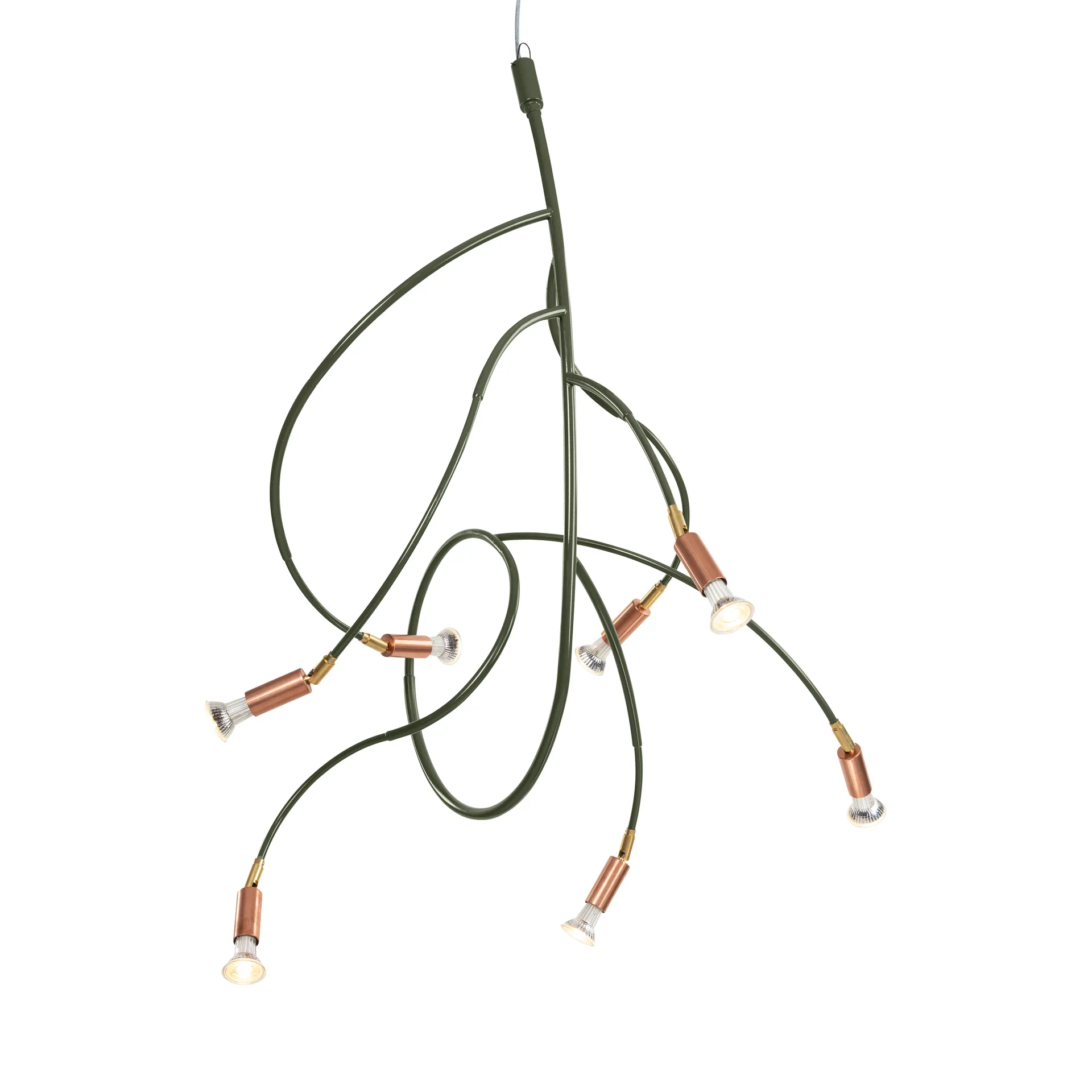 Ranka 7 taklampa, Olivgrön Örsjö Belysning