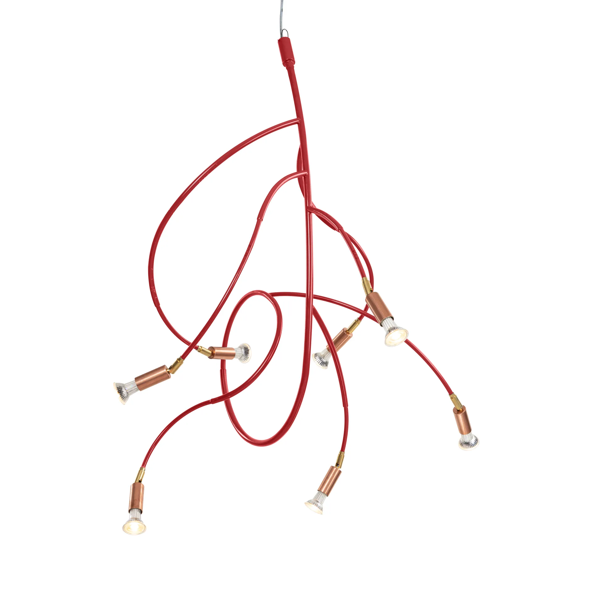 Ranka 7 taklampa, Röd Örsjö Belysning