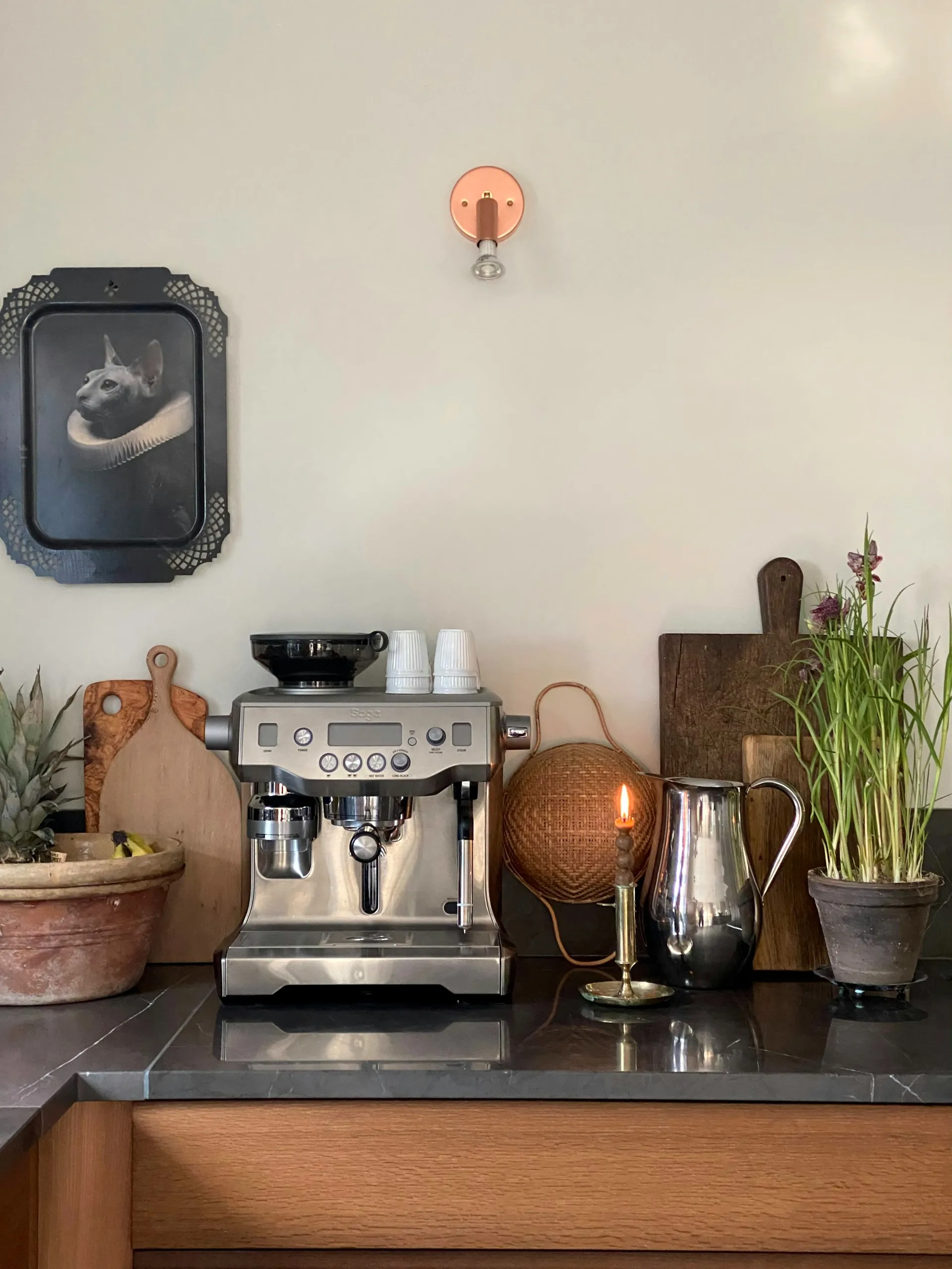 Star 1 vägglampa/taklampa, vit, fast montage Örsjö Belysning