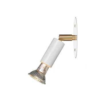 Star 1 vägglampa/taklampa - vit, fast montage - Örsjö Belysning