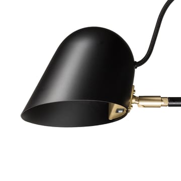 Streck bordslampa - varmgrå, varmgrå textilsladd - Örsjö Belysning