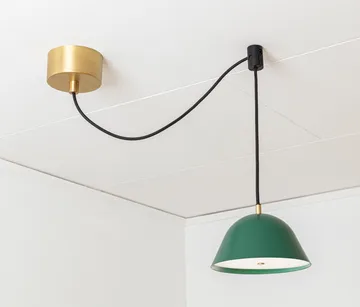 Streck pendel small 11x21 cm - Tallgrön RAL 6028 - Örsjö Belysning