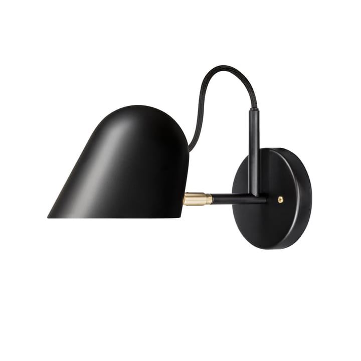 Streck vägglampa - svart, kopplingshus - Örsjö Belysning