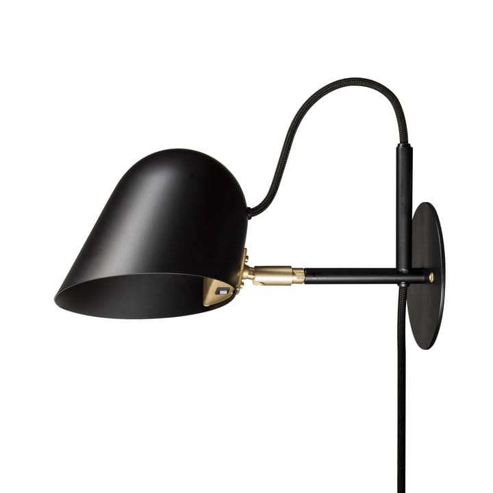 Streck vägglampa, svart Örsjö Belysning