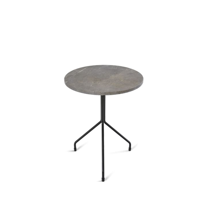 All For One sidobord - Grey marble-black, Ø50 cm - OX Denmarq