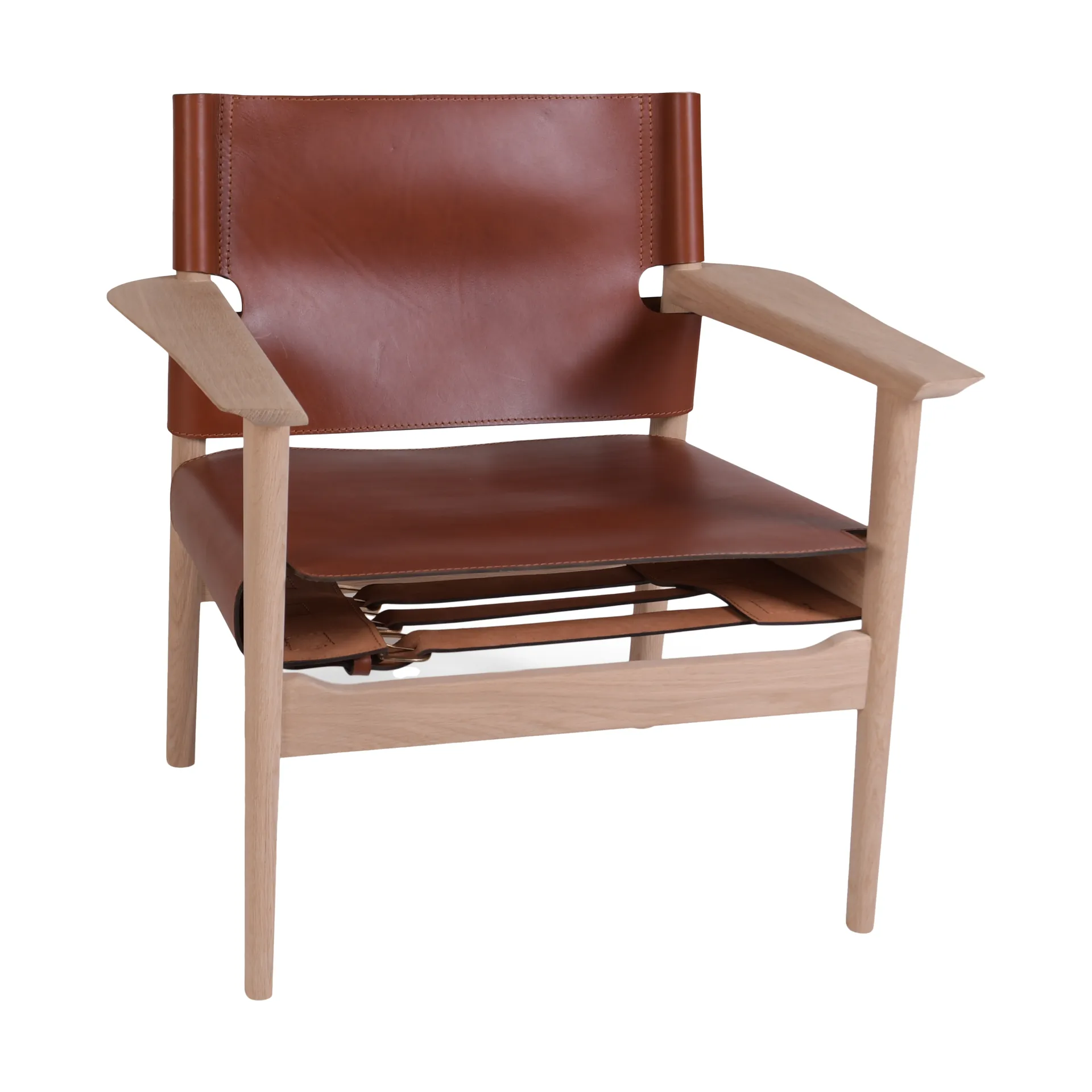 Autumn fåtölj såpbehandlad ek, Cognac OX Denmarq