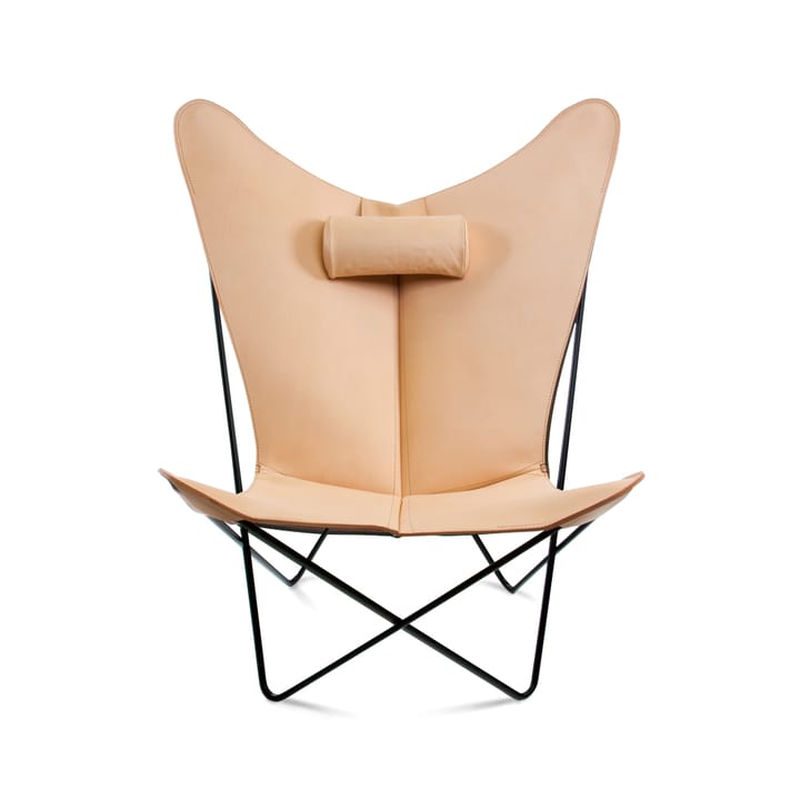 KS Chair fladdermusfåtölj - läder nature, svart stativ - OX Denmarq