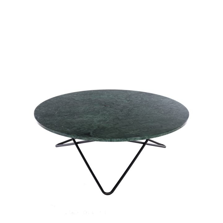 Large O Table soffbord - marmor indio, svartlack stativ - OX Denmarq