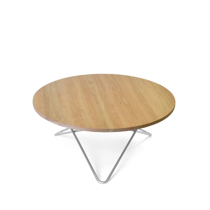 O Table soffbord - Ek mattlack, rostfritt stativ - OX Denmarq