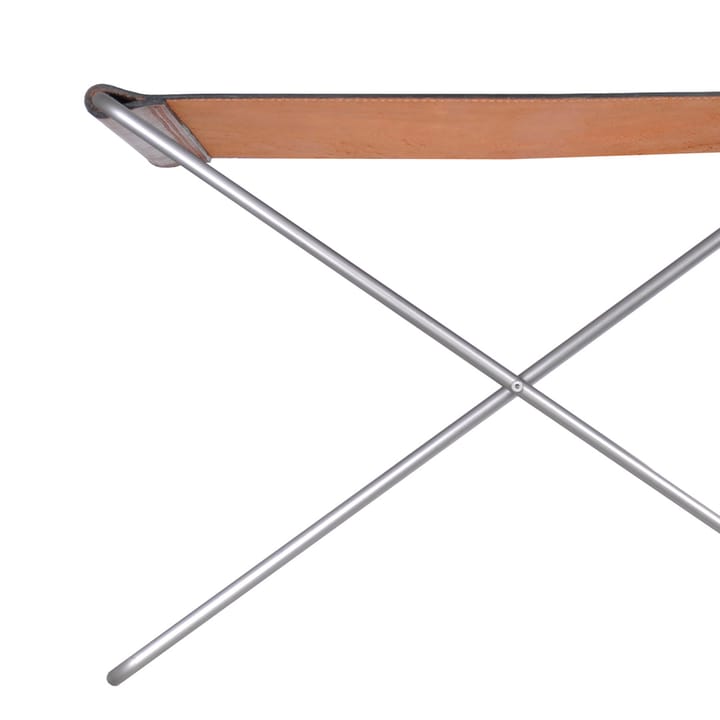 OX Stool pall, Läder cognac, rostfritt stål OX Denmarq