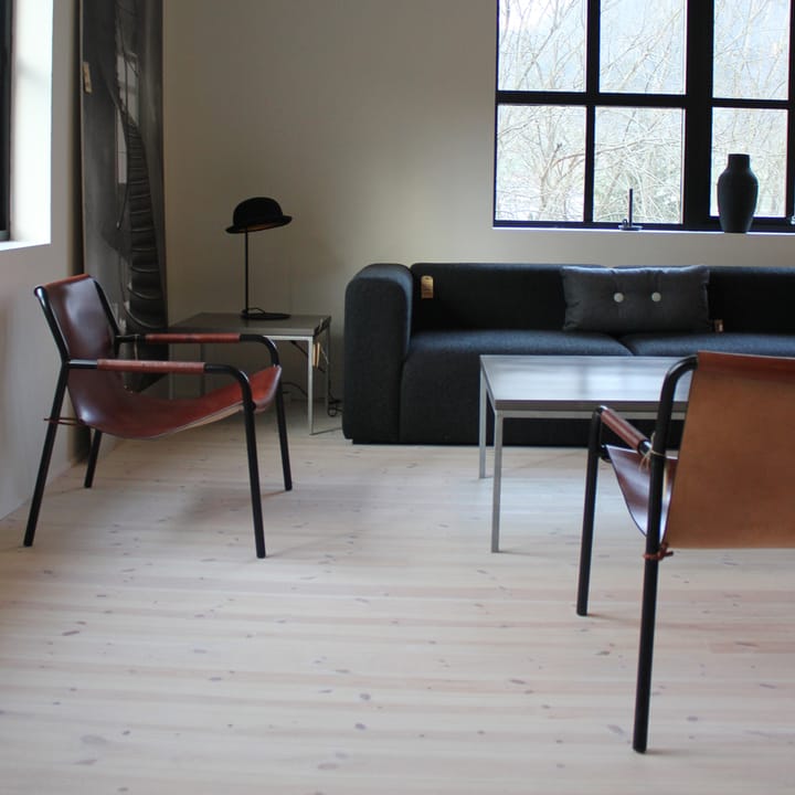 September loungestol, Cognac-svartlackat stålstativ OX Denmarq