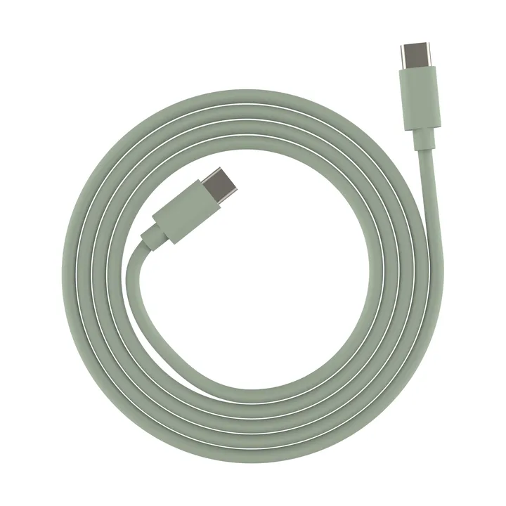 USB-C till USB-C kabel 240 w - Midsummer green, 2 m - Palett3
