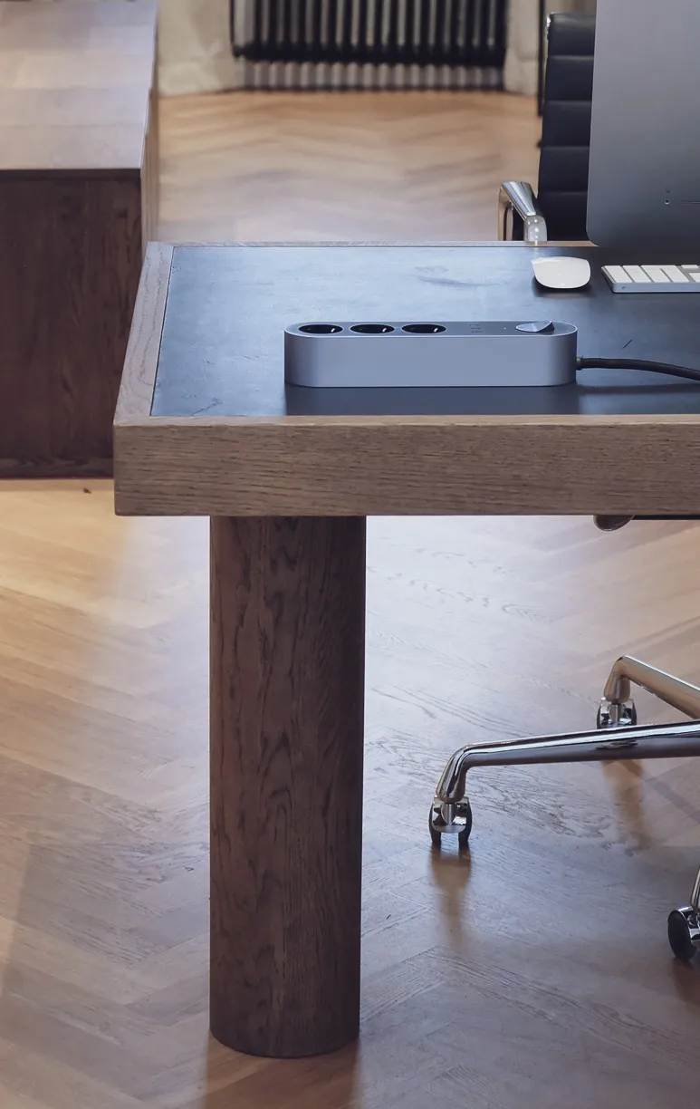 Edgar Power Bar grenuttag, Satin aluminium Palette