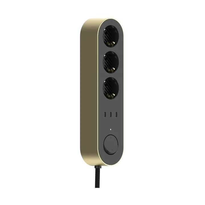 Edgar Power Bar grenuttag - Satin brass - Palette