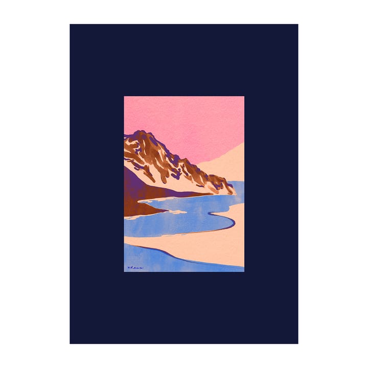 Blue Landscape poster - 50x70 cm - Paper Collective