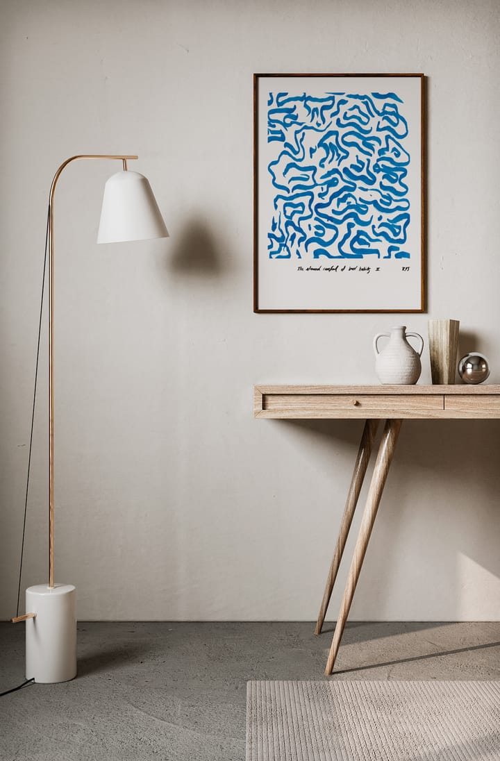 Comfort - Blue poster - 50x70 cm - Paper Collective