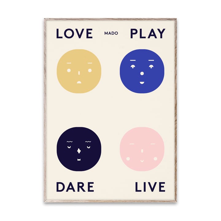 Four Feelings poster - 50x70 cm - Paper Collective