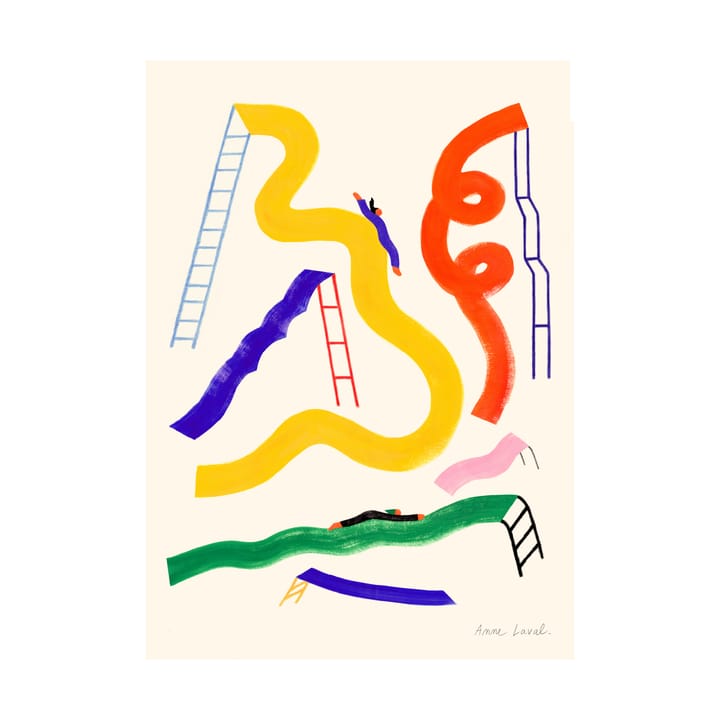 Glisser  poster - 30x40 cm - Paper Collective