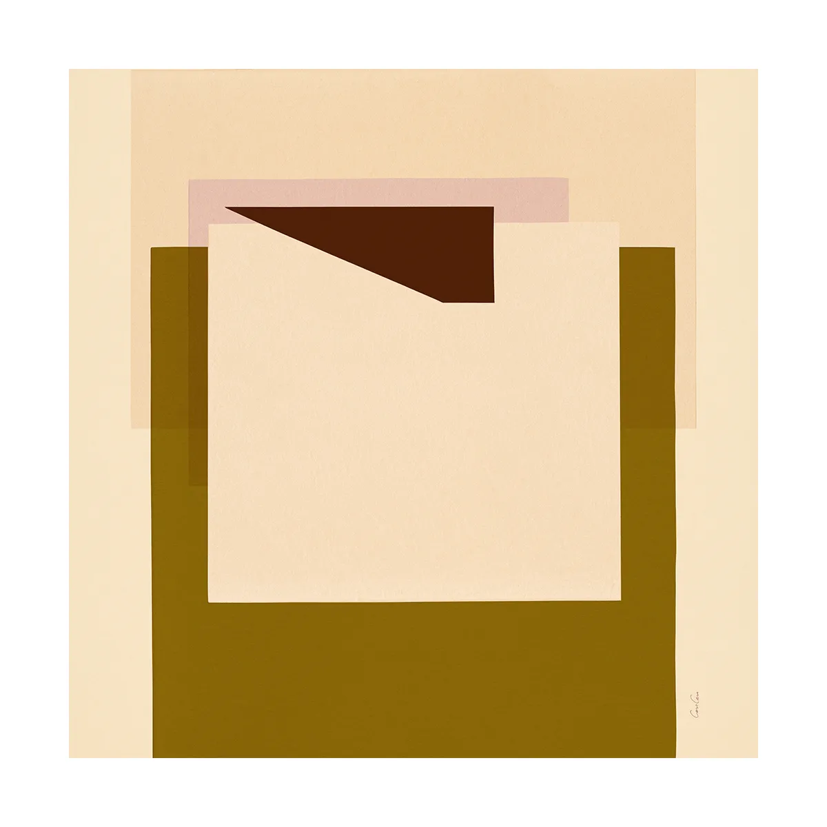 Layered 05 poster, 50x50 cm Paper Collective