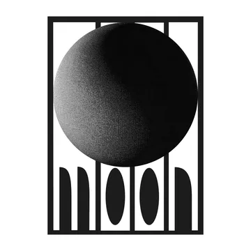 Moon poster - 50x70 cm - Paper Collective