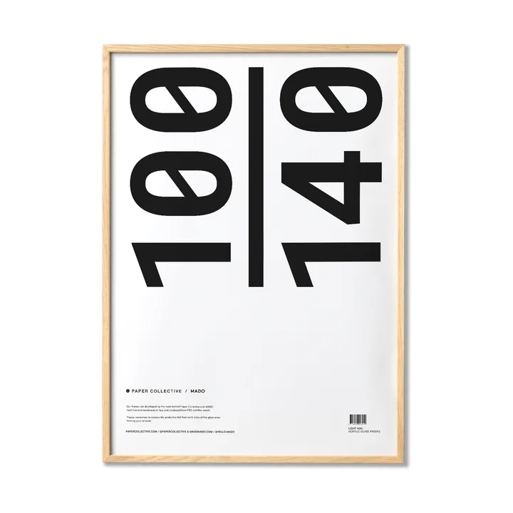 Paper Collective ram plexiglas-ask - 100x140 cm - Paper Collective