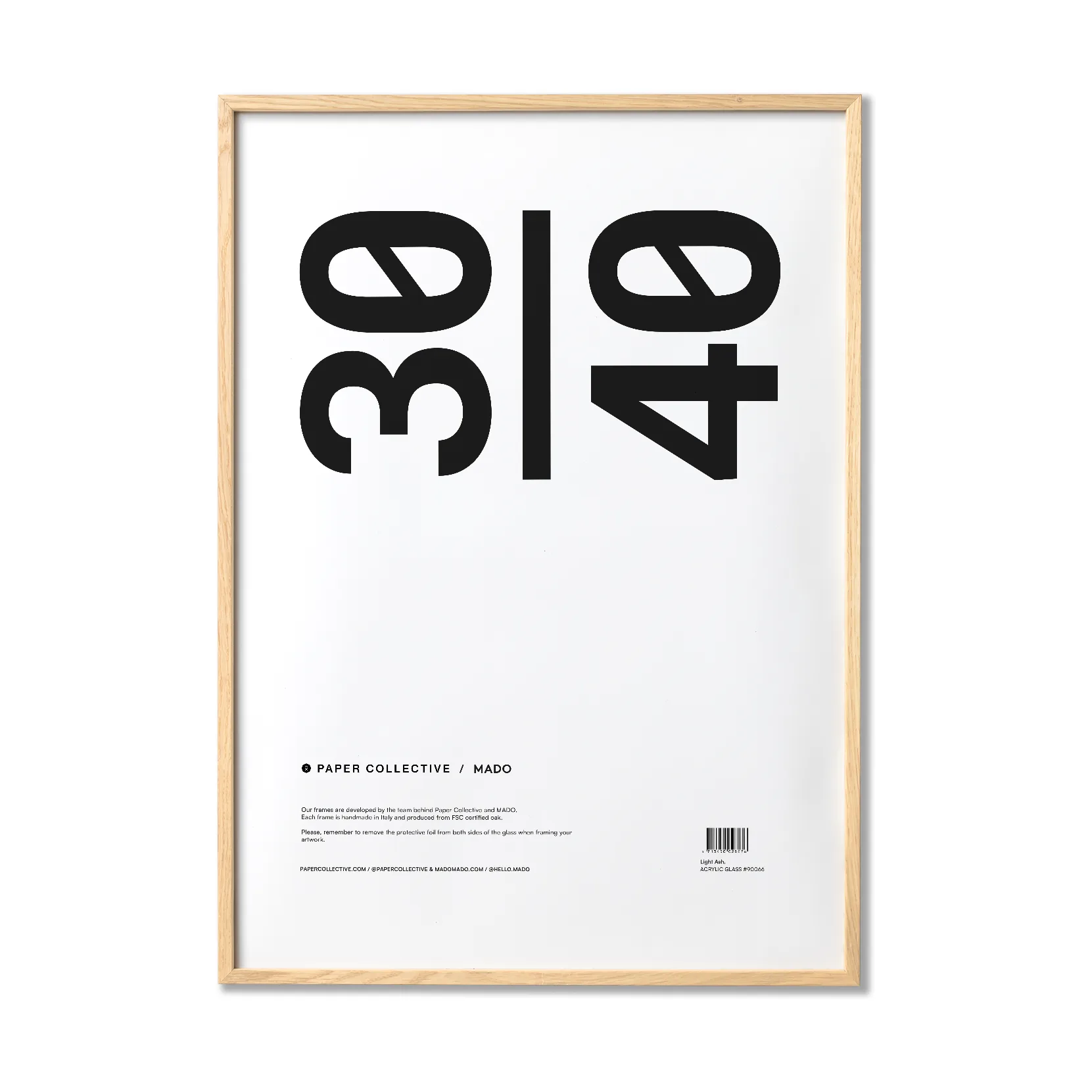 Paper Collective ram plexiglas-ask, 30x40 cm Paper Collective