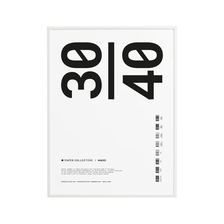 Paper Collective ram plexiglas-vit - 30x40 cm - Paper Collective