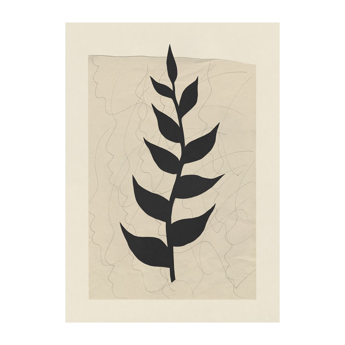 Paper Collective Plant Poem poster 30x40 cm | Skandinavisk Design | Posters | Blå