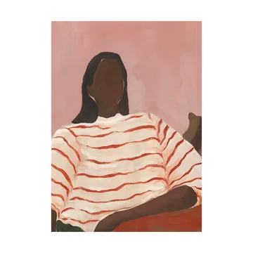 Red Stripes poster - 30x40 cm - Paper Collective