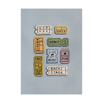 Tickets Please poster - 30x40 cm - Paper Collective