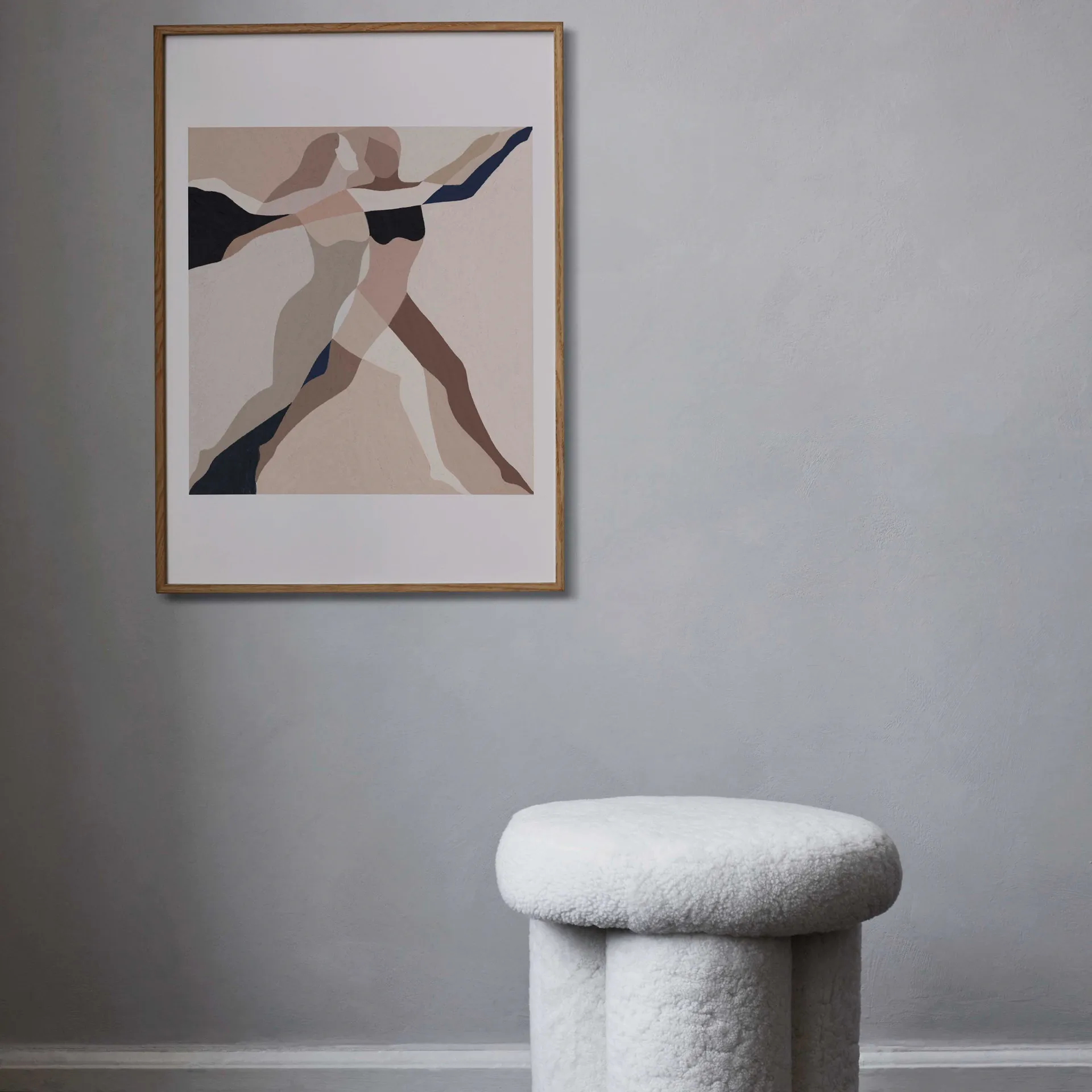 Two Dancers poster, 30x40 cm Paper Collective