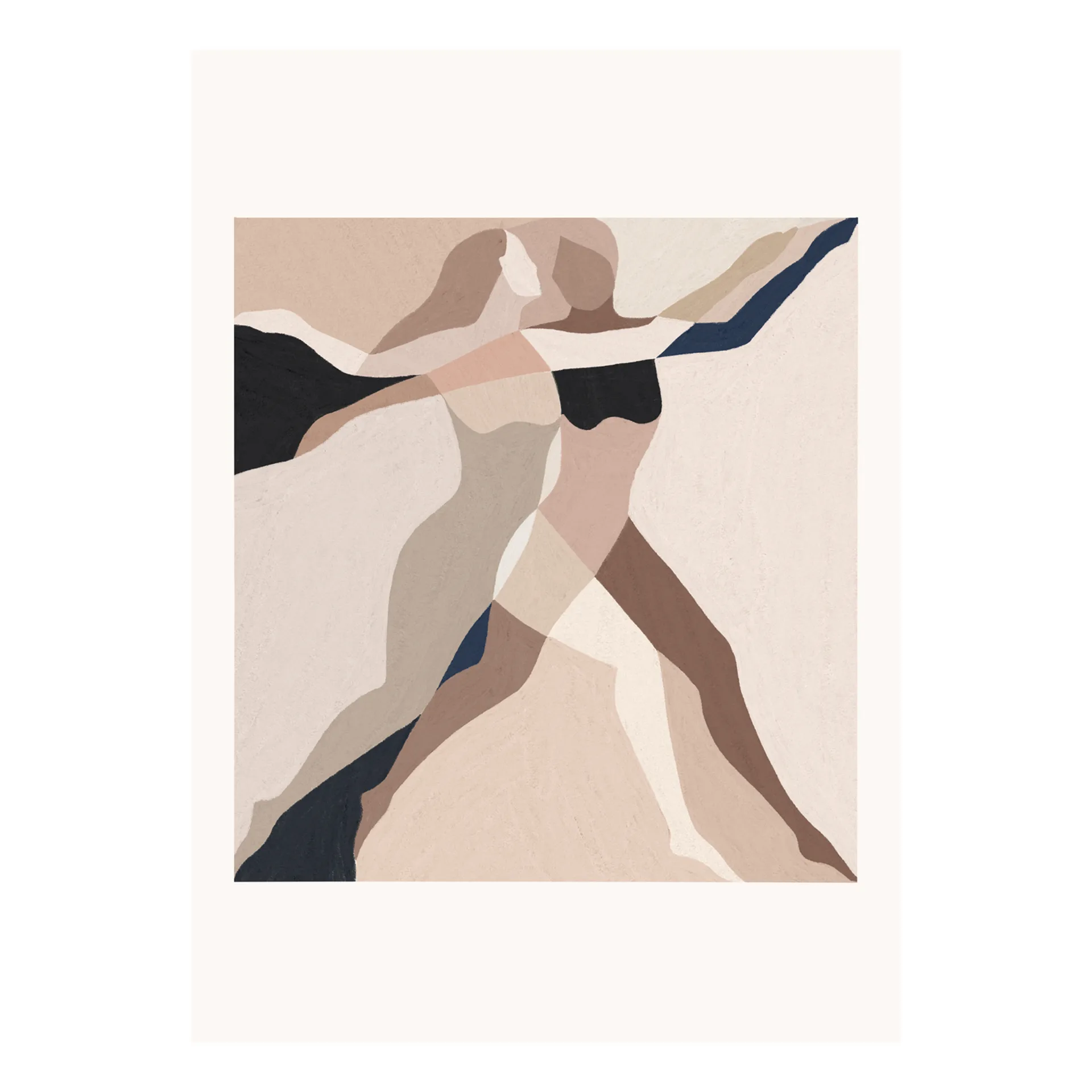 Two Dancers poster, 30x40 cm Paper Collective