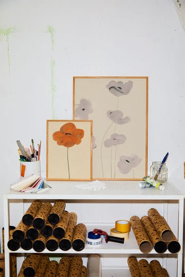 White Vallmo poster - 50x70 cm - Paper Collective