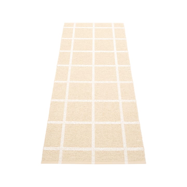 Ada gångmatta - cream/white metallic, 70x100 cm - Pappelina